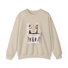 Women Crewneck Sweatshirt| Ethiopian coffee bathtub| Perfect gift for your loved one or yourself