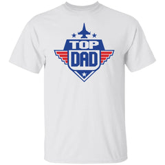 Top Dad" T-Shirt - Exclusive Top Gun Inspired Logo Print for Father's Day