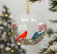 Personalized Memorial Ornament – Keep Their Memory Close