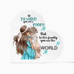 To Mom | A Gift That Shows Mom She’s Your World | Christmas Gift