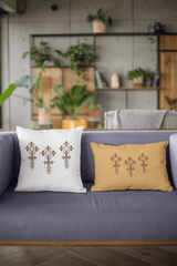 Ethiopian and Eritrean Cultural Tilf Print Living Room Decoration Throw Pillow