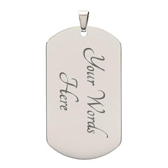 My Son | Dog tag Necklace from Dad Or Mom to Son - This Old Lion Has Your Back