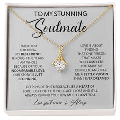 My Stunning Soulmate | Proud to be yours - Alluring Beauty necklace