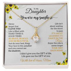 My Daughter | You are my sunshine - Alluring Beauty necklace