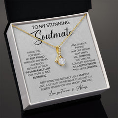 My Stunning Soulmate | Proud to be yours - Alluring Beauty necklace