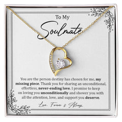My Soulmate | You're the missing piece - Forever Love Necklace