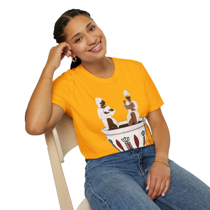 Women T-shirt| Ethiopian Best coffee bathtub