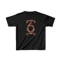 Kids Heavy unisex cotton T-shirt| Ethiopian and Eritrean Cultural Geez number 1(አሐዱ)| Print Unisex T-Shirt: Saba Vibes Edition