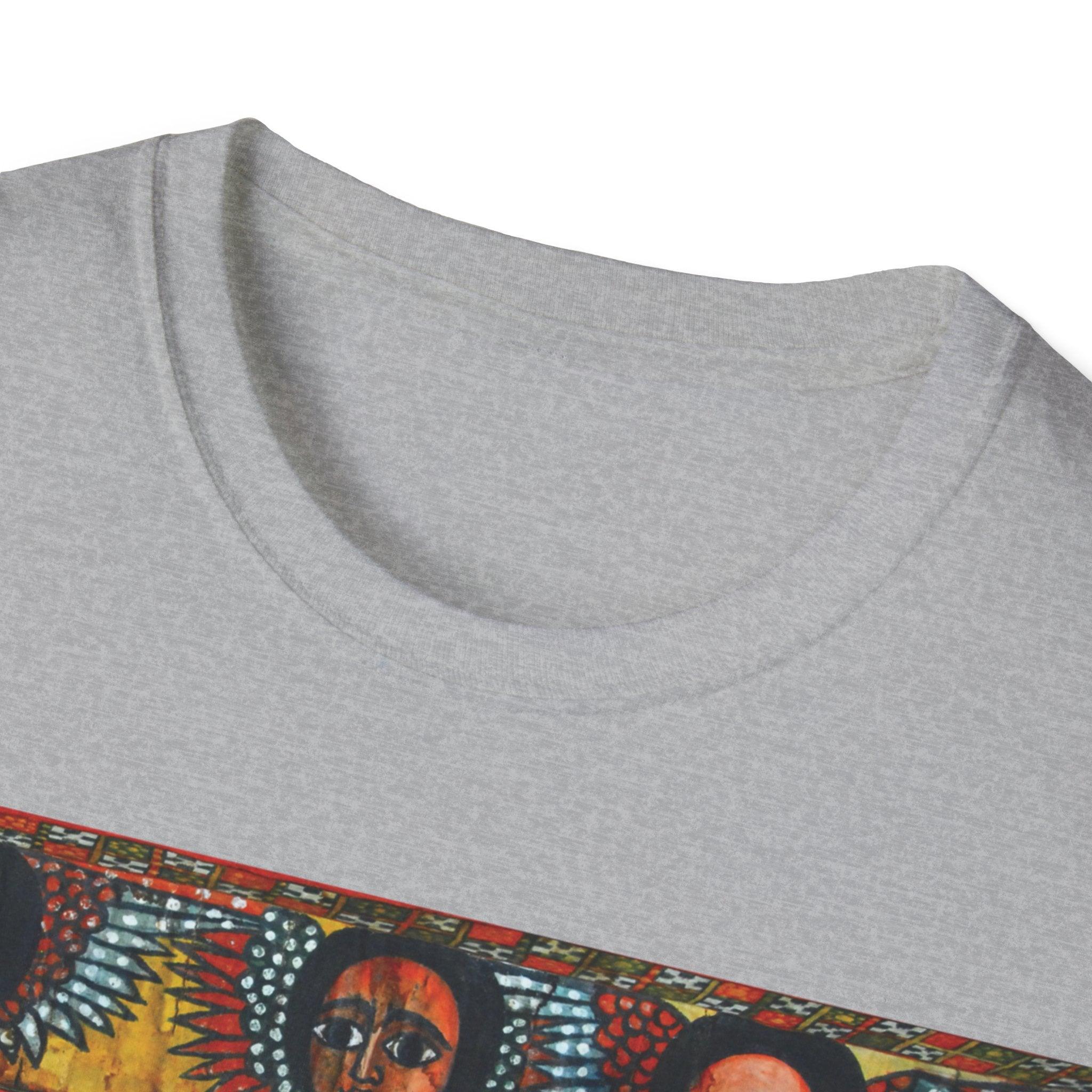 Unisex T-shirt| Ethiopian and Eritrean Cultural Print Unisex T-Shirt: Saba Vibes Edition