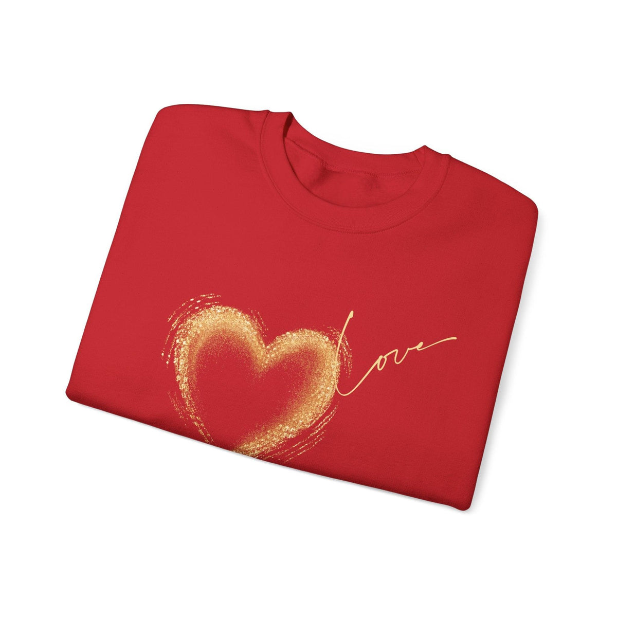 Valentines Day Gift| Crew neck| Golden Heart Sweatshirts, Kindness Sweatshirt, Valentines Day Gift Sweatshirt, Gift For Her