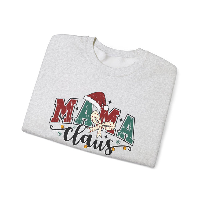 Mama Claus Custom Christmas Sweatshirt – Personalized with Kids’ Names