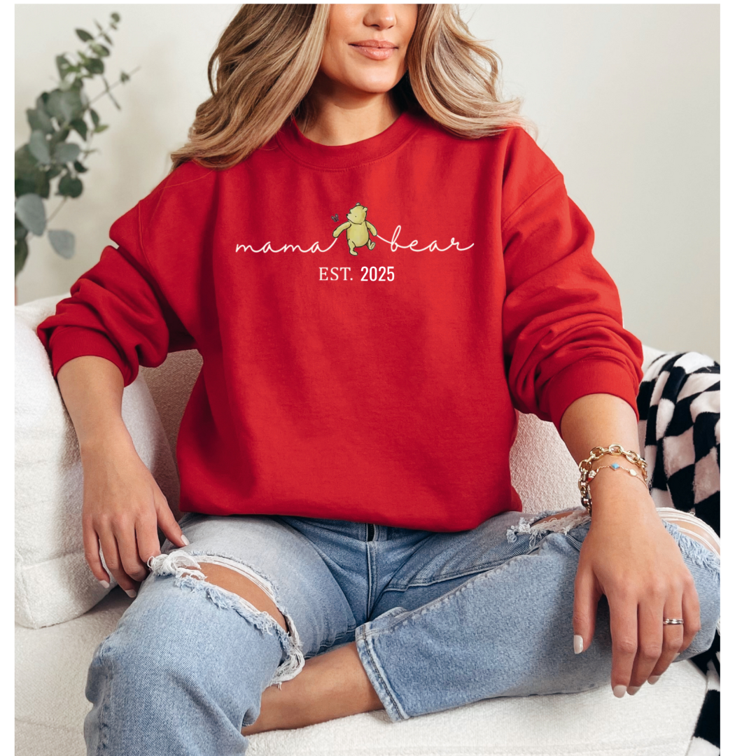 Motherhood Is The Greatest Thing - Family Personalized Custom Unisex Sweatshirt With Design On Sleeve - Gift For Mom