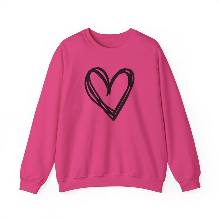 Valentines Day Gift| Heart Sweatshirts, Valentines Day Sweatshirt, Hand Drawn Heart Sweatshirt, Kindness Sweatshirt, Valentines Day Gift Sweatshirt, Gift For Her