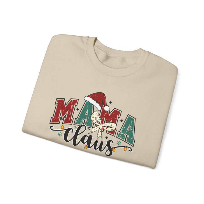 Mama Claus Custom Christmas Sweatshirt – Personalized with Kids’ Names