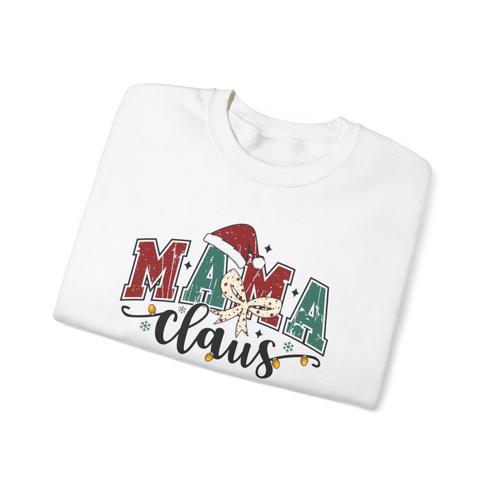 Mama Claus Custom Christmas Sweatshirt – Personalized with Kids’ Names