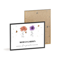 Grandma’s Garden” Custom Name Landscape AirFrame – A Heartfelt Gift for Grandma or Mom