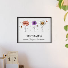Grandma’s Garden” Custom Name Landscape AirFrame – A Heartfelt Gift for Grandma or Mom