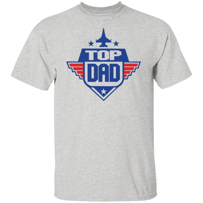 Top Dad" T-Shirt - Exclusive Top Gun Inspired Logo Print for Father's Day