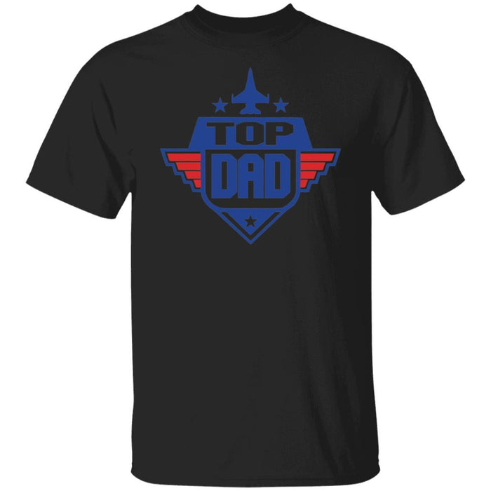 Top Dad" T-Shirt - Exclusive Top Gun Inspired Logo Print for Father's Day