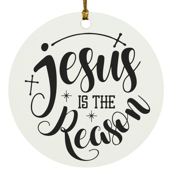 Jesus is the Reason Christmas Ornament – A Faithful Celebration