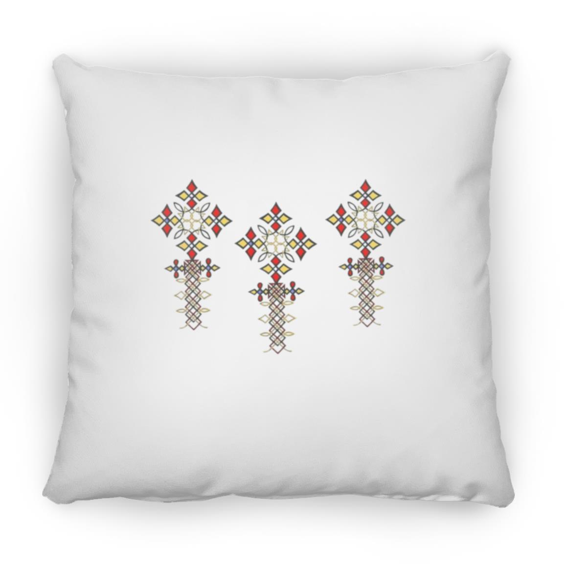 Ethiopian and Eritrean Cultural Tilf Print Living Room Decoration Throw Pillow