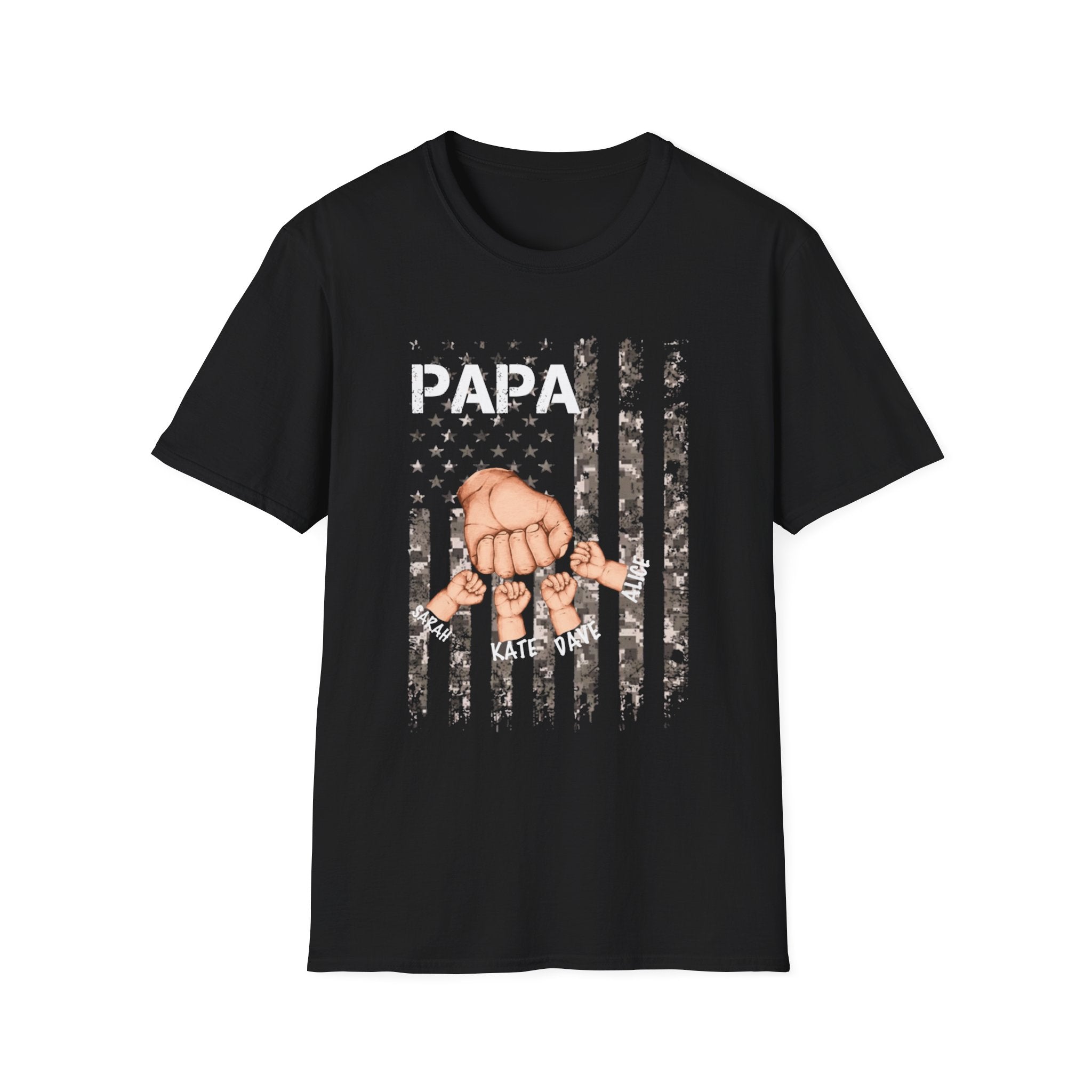 Grandpa Is Like Dad Without Rules - Family Personalized Custom Unisex T-shirt, Premium T-shirt For Dad, Grandpa