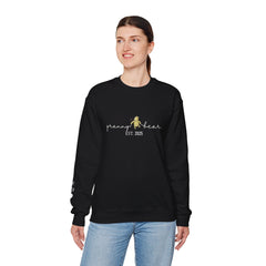 Motherhood Is The Greatest Thing - Family Personalized Custom Unisex Sweatshirt With Design On Sleeve - Gift For Mom
