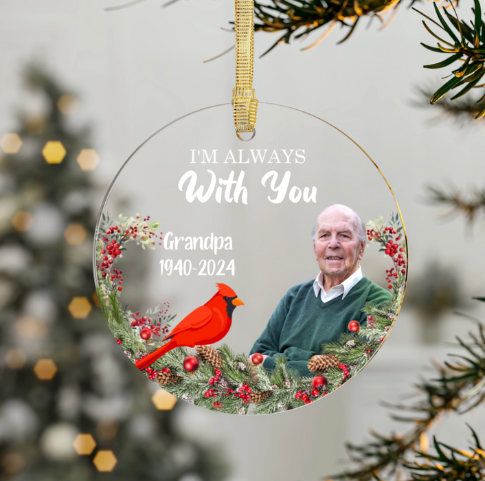 Personalized Memorial Ornament – Keep Their Memory Close