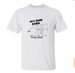 Personalized "Daddy's Team" T-Shirt | Add your Kids Name