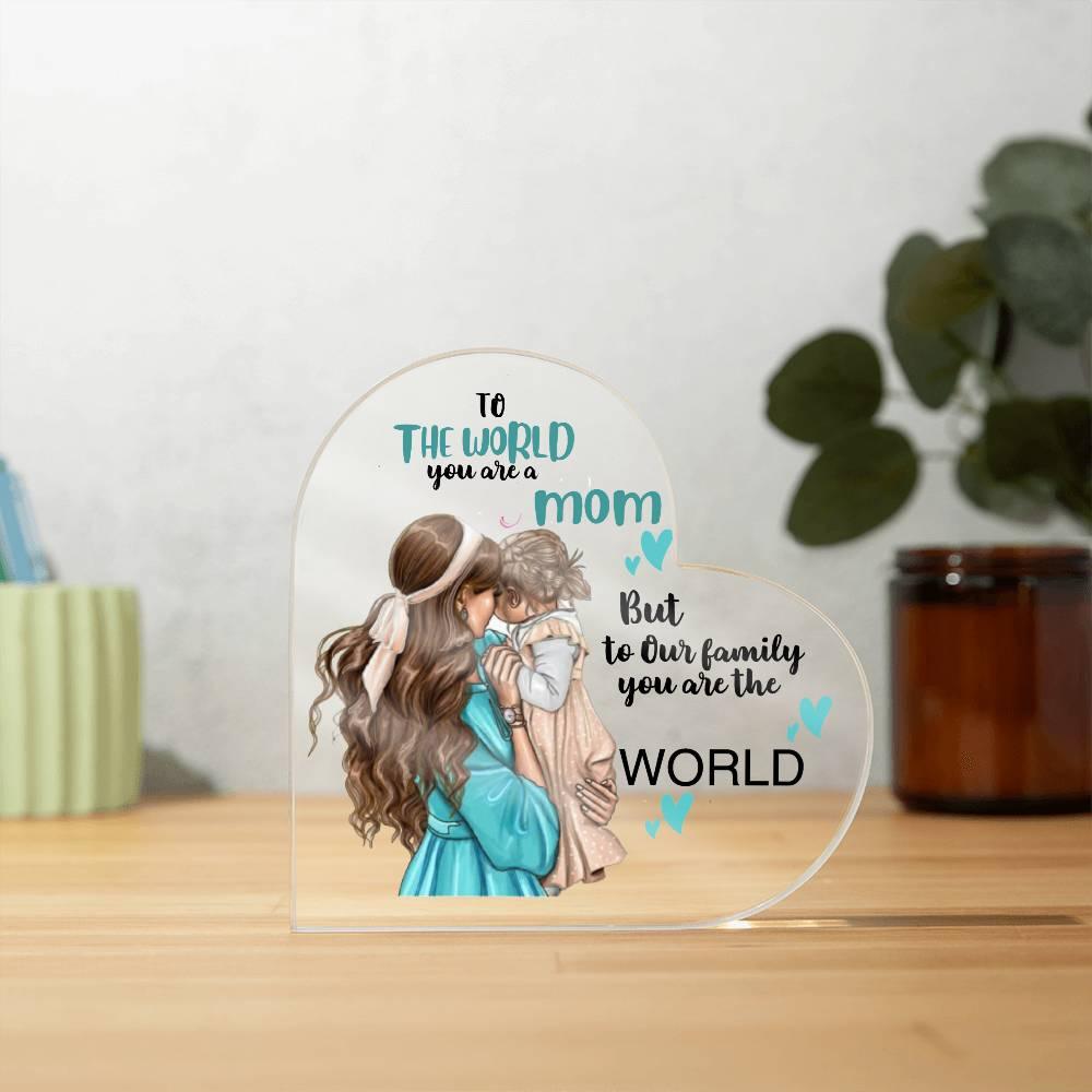 To Mom | A Gift That Shows Mom She’s Your World | Christmas Gift