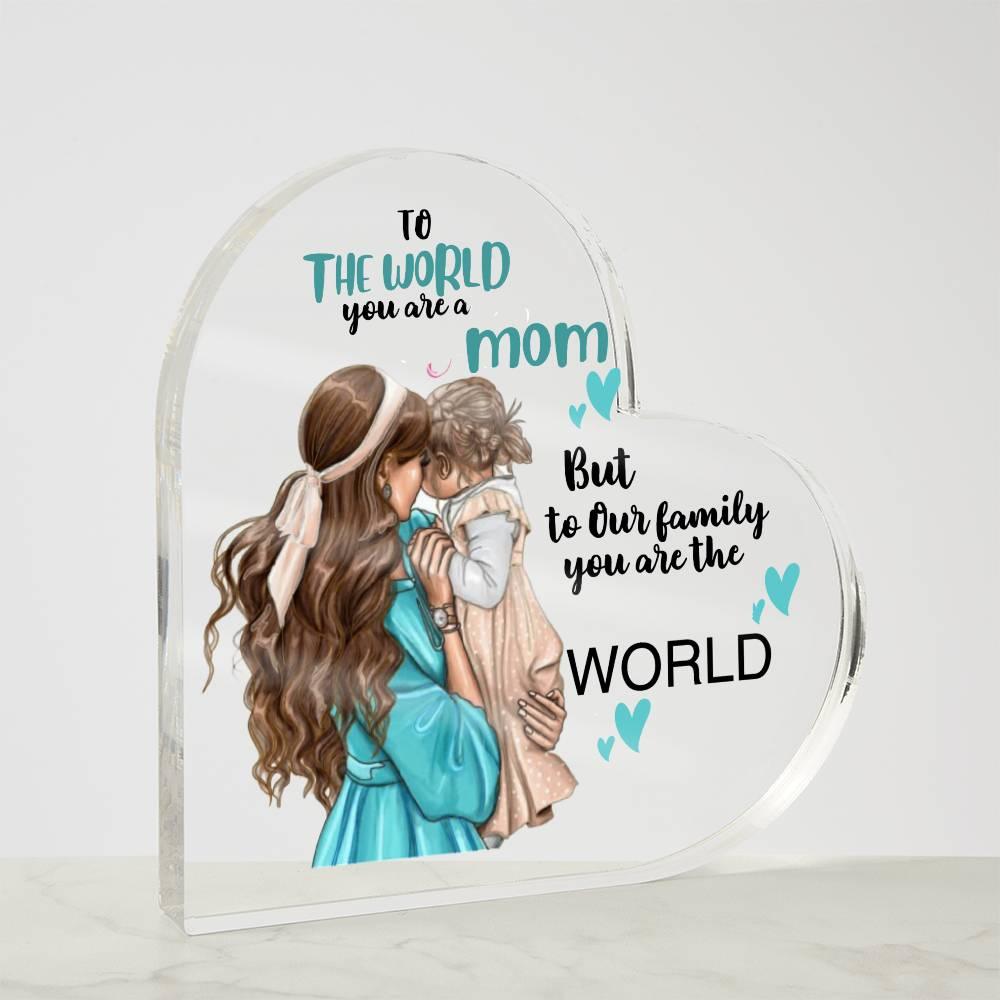 To Mom | A Gift That Shows Mom She’s Your World | Christmas Gift