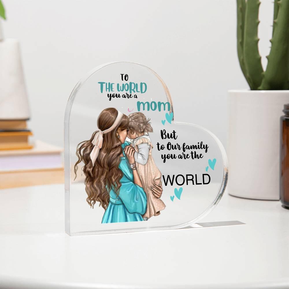 To Mom | A Gift That Shows Mom She’s Your World | Christmas Gift