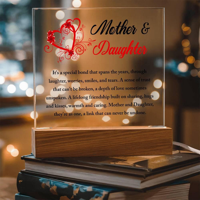 Mother And Daughter A link that can never be undone | Christmas | Birth day | Juts because | Gift