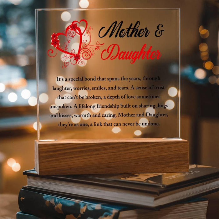 Mother And Daughter A link that can never be undone | Christmas | Birth day | Juts because | Gift