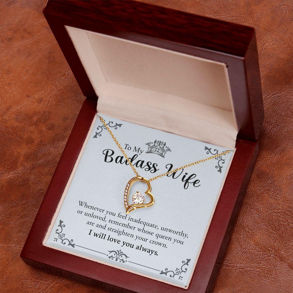 My Badass Wife | Most caring - Forever Love Necklace
