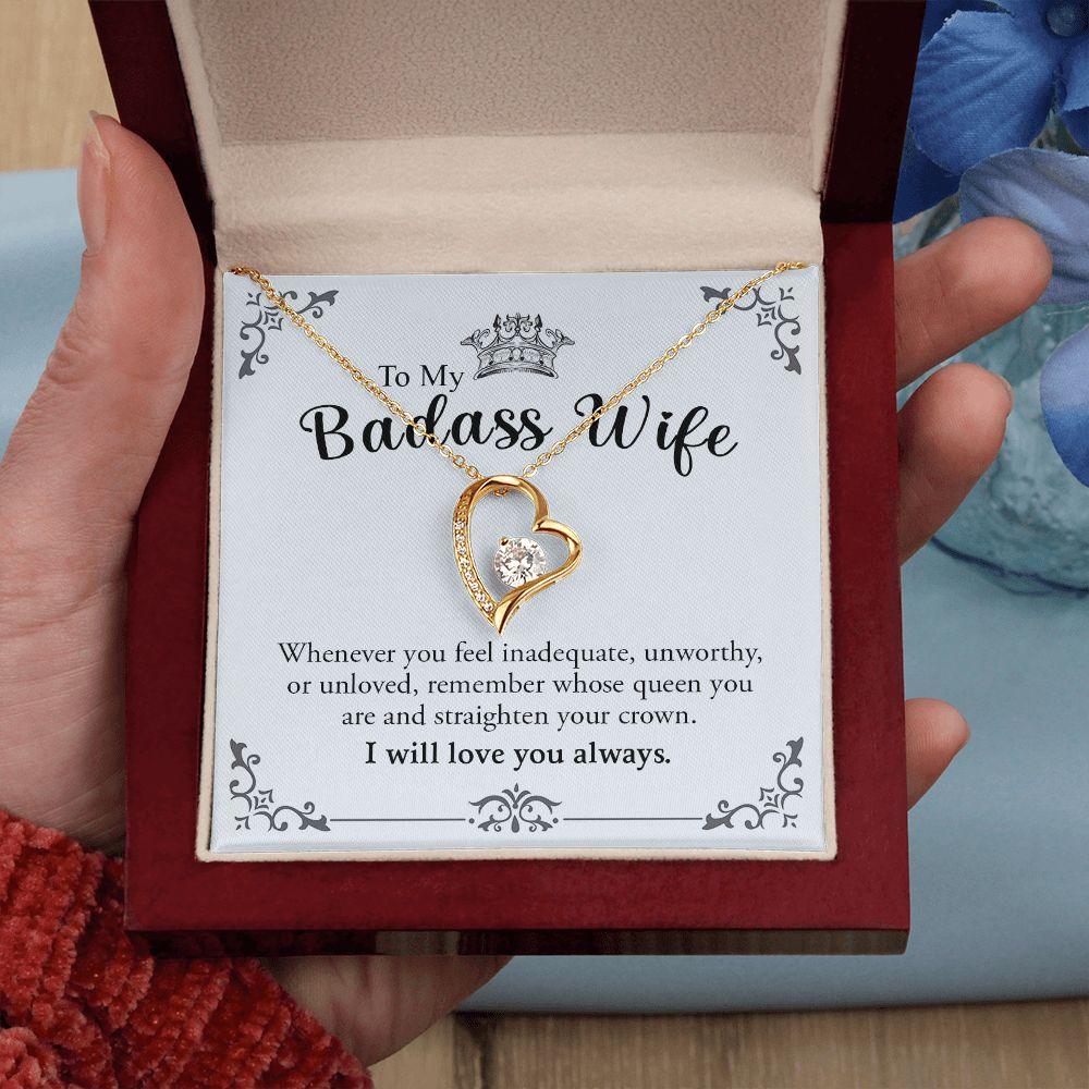 My Badass Wife | Most caring - Forever Love Necklace