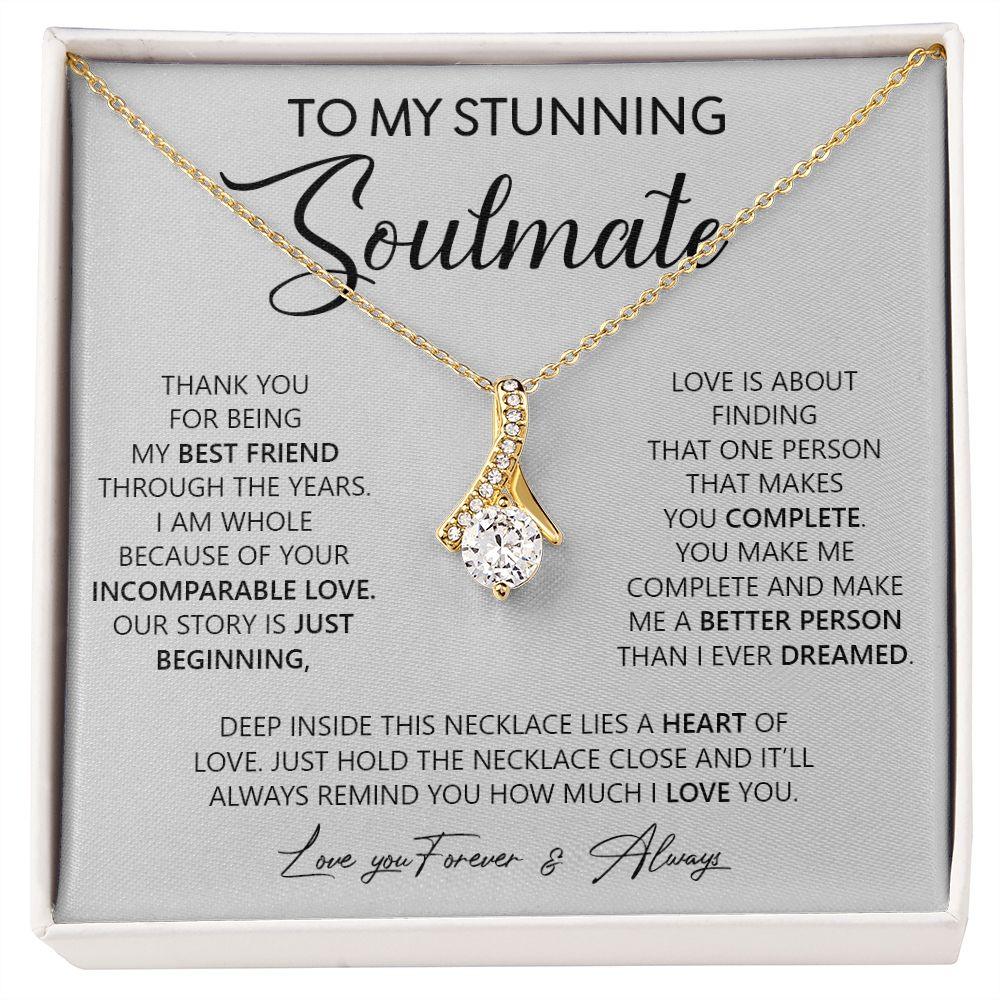 My Stunning Soulmate | Proud to be yours - Alluring Beauty necklace