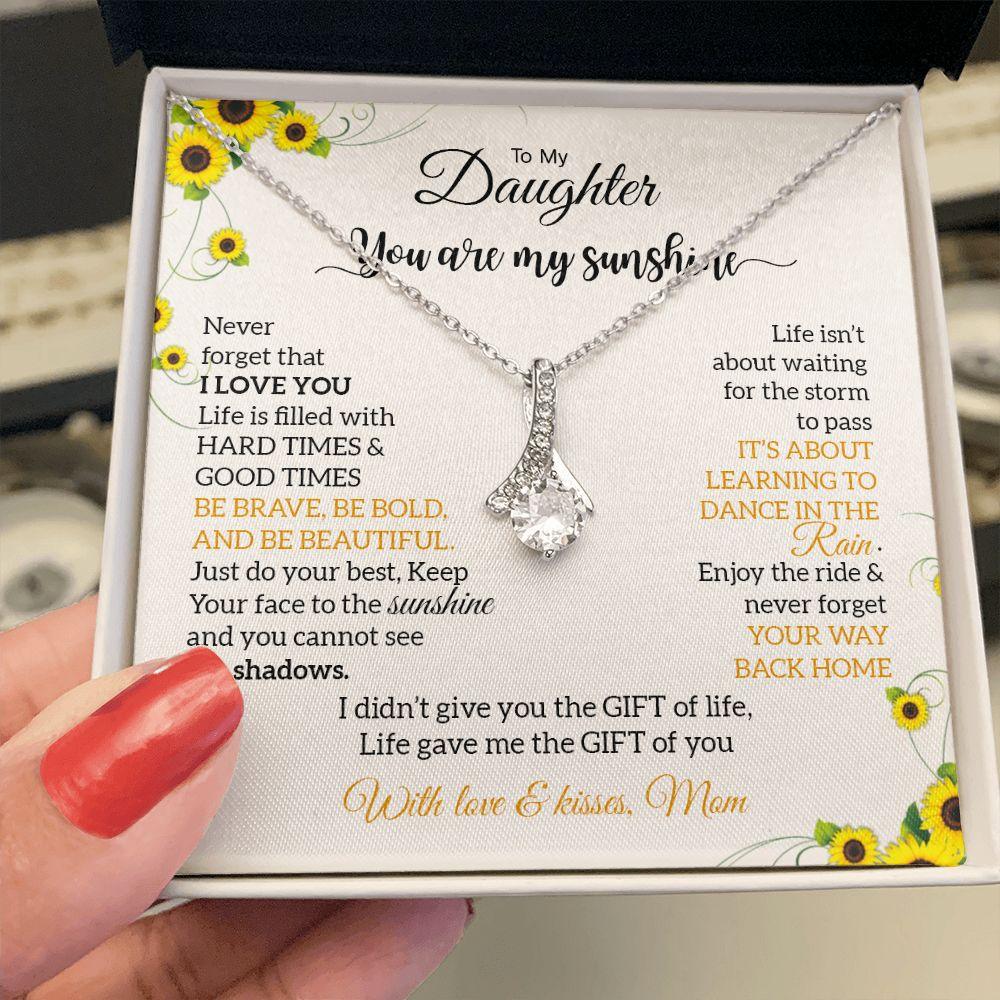 My Daughter | You are my sunshine - Alluring Beauty necklace