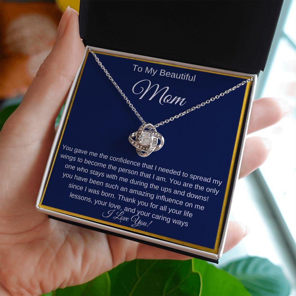 My Mom - Amazing Influence- Love Knot Necklace