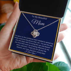 My Mom - Amazing Influence- Love Knot Necklace