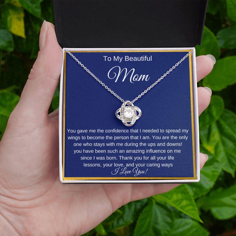 My Mom - Amazing Influence- Love Knot Necklace