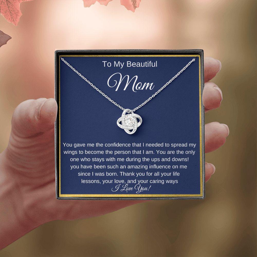My Mom - Amazing Influence- Love Knot Necklace