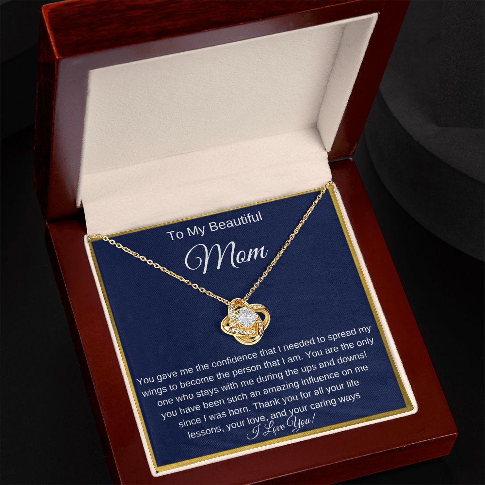 My Mom - Amazing Influence- Love Knot Necklace