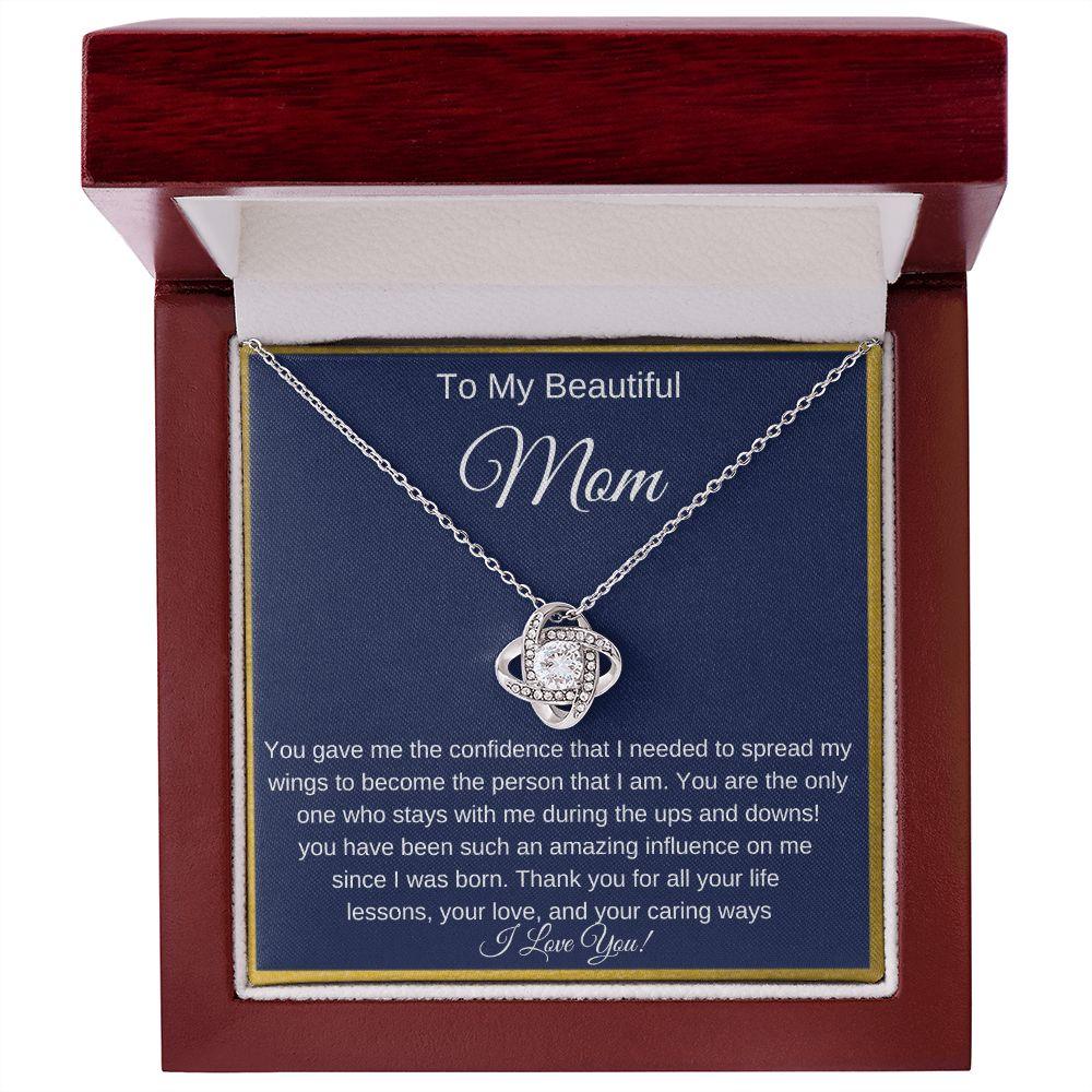 My Mom - Amazing Influence- Love Knot Necklace