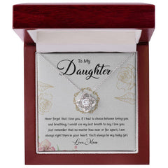 My Daughter | Follow your heart - Love Knot Necklace